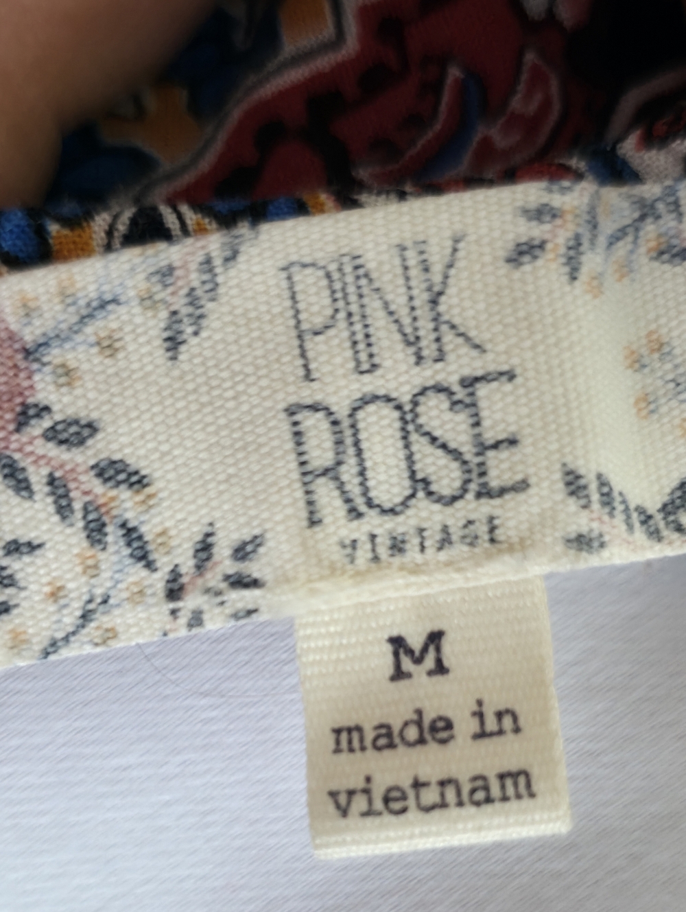Pink Rose Women's Red Boho Maxi Dress Size M Sleeveless Floral - Picture 6 of 7